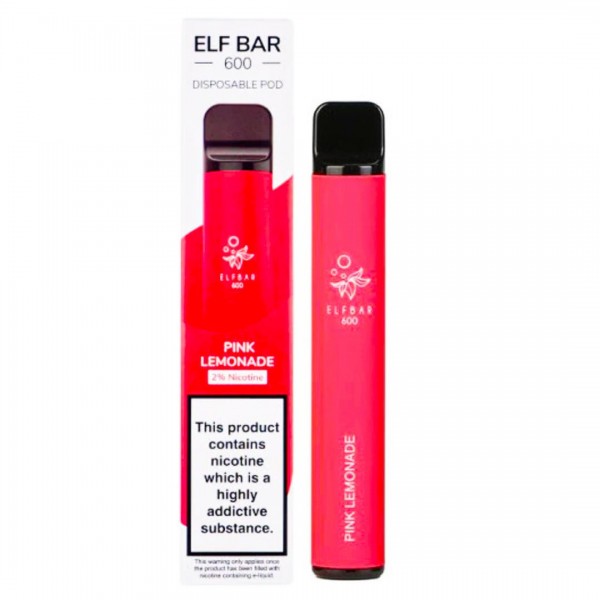 Elf Bar 600 Pink Lemonade Disposable Vape