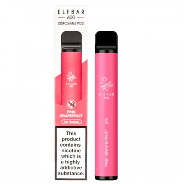 Elf Bar 600 Pink Grapefruit Disposable Vape