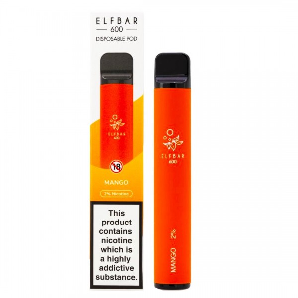 Elf Bar 600 Mango Disposable Vape