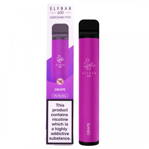 Elf Bar 600 Grape Disposable Vape