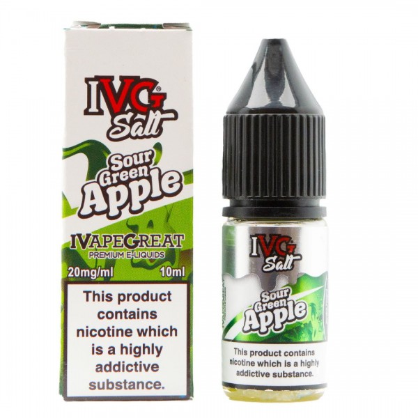 Sour Green Apple 10ml Nic Salt By IVG