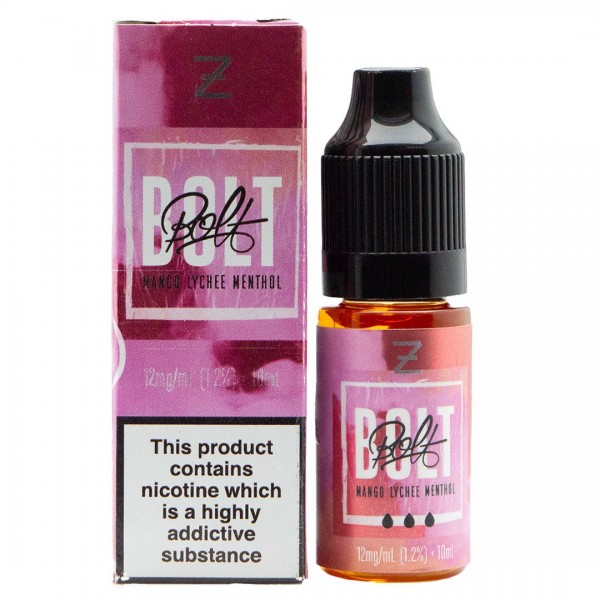 Mango Lychee Menthol 10ml E-liquid By Zeus Juice Bolt