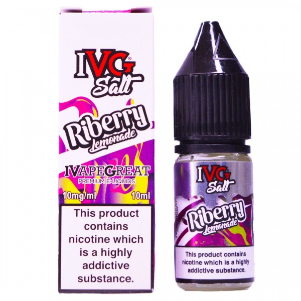 Riberry Lemonade 10ml Nic Salt By IVG