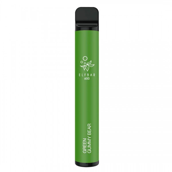 Elf Bar 600 Green Gummy Bear Disposable Vape