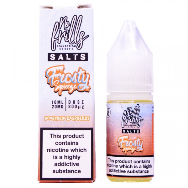 Honeydew Raspberry 10ml Nic Salt By No Frills Frosty Squeeze