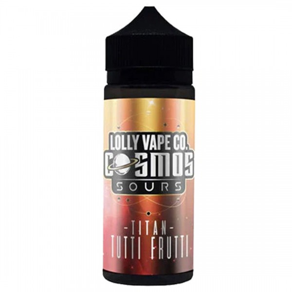 Titan Tutti Frutti 100ml Shortfill By Lolly Vape Co Cosmos Sours