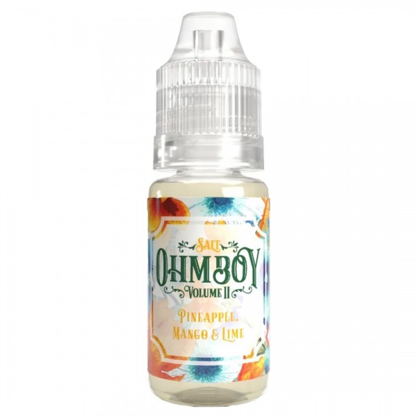 Pineapple Mango & Lime 10ml Nic Salt By Ohm Boy