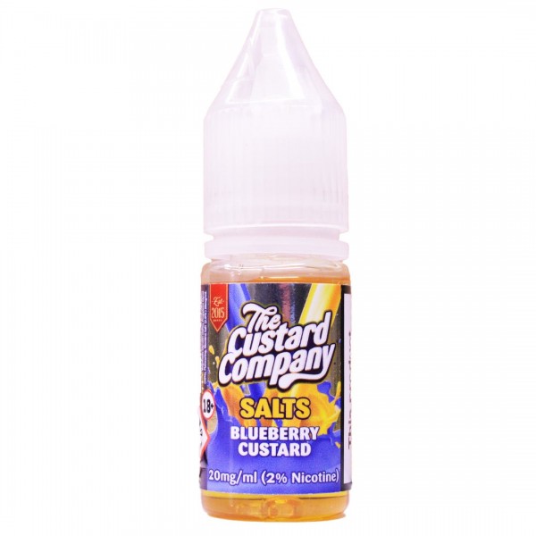 Blueberry Custard 10ml Nic Salt By The Custard Company