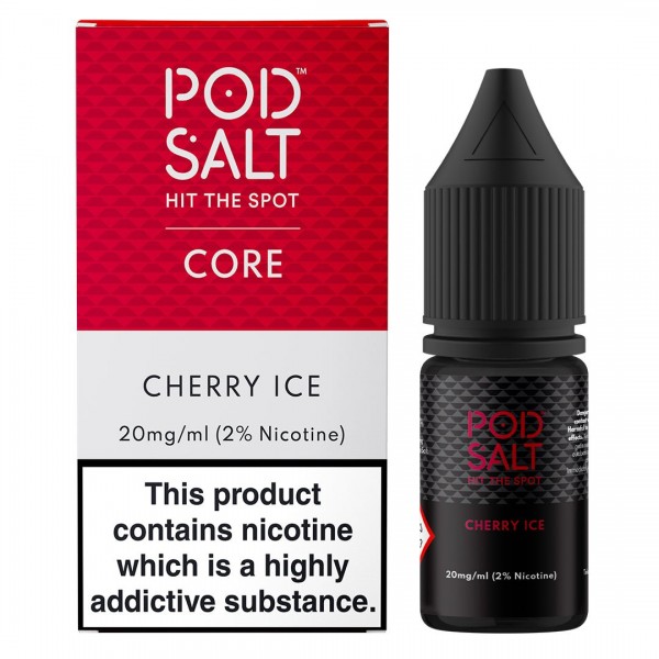 Cherry Ice 10ml Nic Salt By Pod Salt