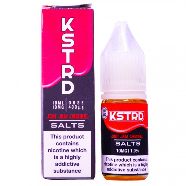 Just Jam Original Custard 10ml Nic Salt By KSTRD