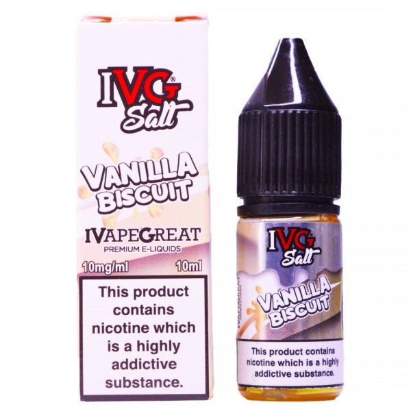 Vanilla Biscuit 10ml Nic Salt By IVG