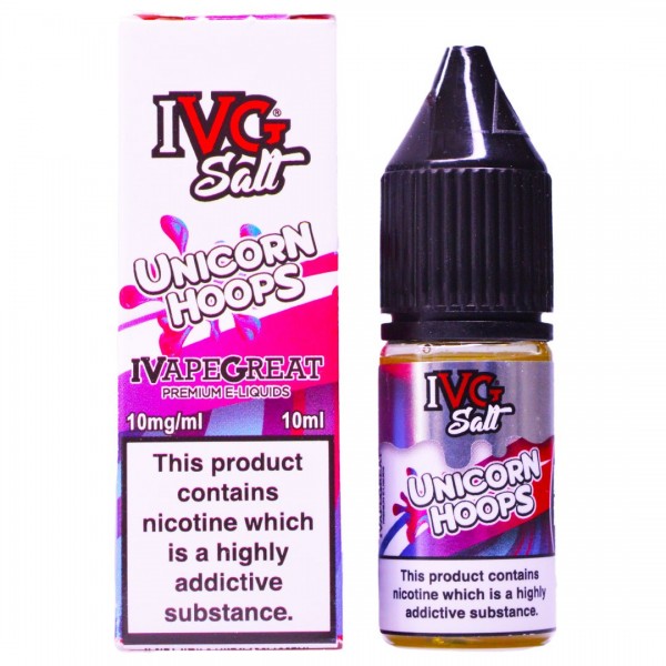 Unicorn Hoops 10ml Nic Salt By IVG