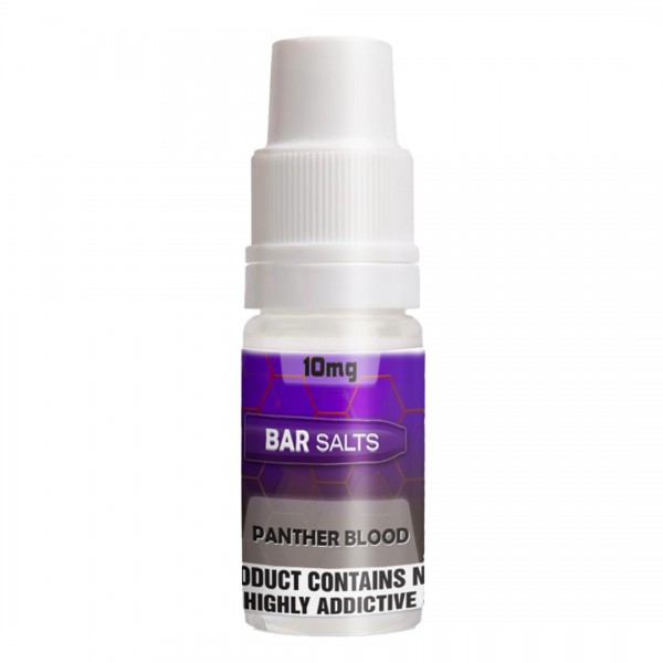 Panther Blood 10ml Nic Salt E-liquid By Bar Salts