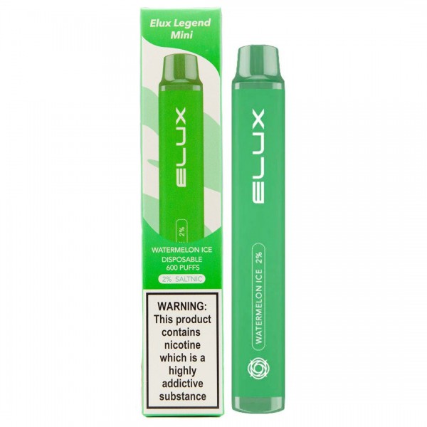 Watermelon Ice Disposable Vape By Elux Legend Mini