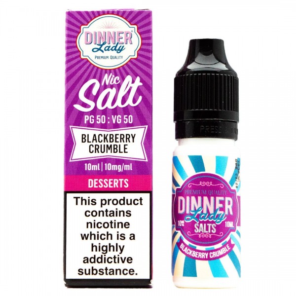 Blackberry Crumble 10ml Nic Salt By Dinner Lady