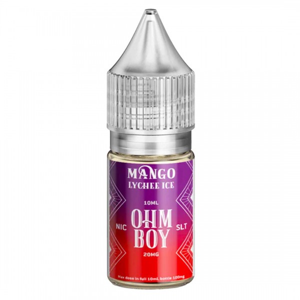 Mango Lychee Ice 10ml Nic Salt By Ohm Boy SLT